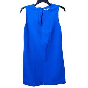Diane von Furstenberg Kadijah Dress Women’s Size 12 Cobalt‎ Knit Keyhole Shift